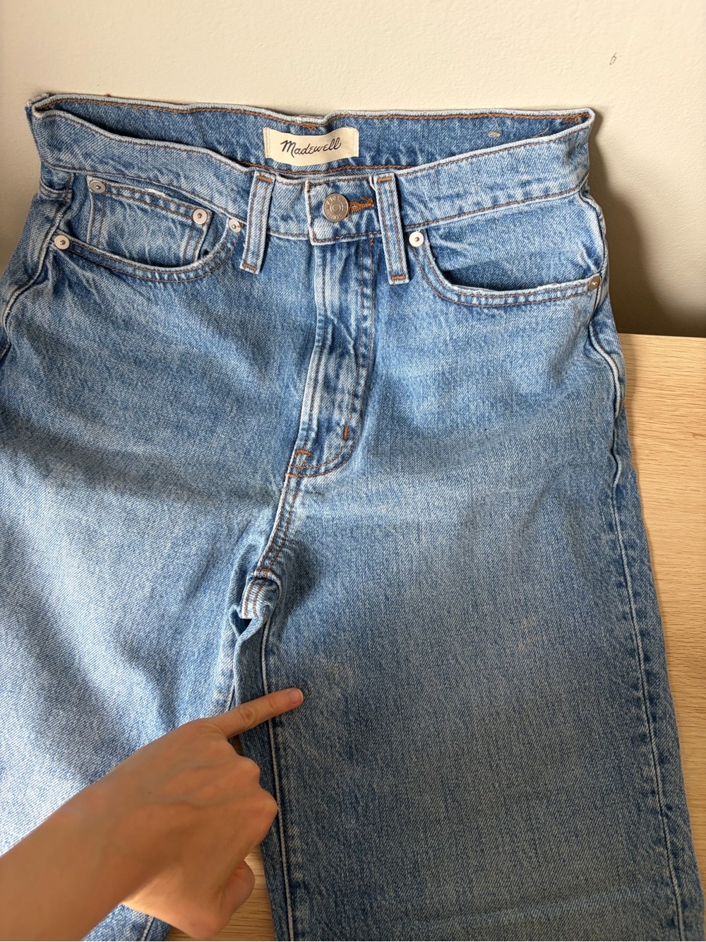 Madewell The Perfect Vintage Straight Jean in Seyland Wash 24 - Picture 10 of 14
